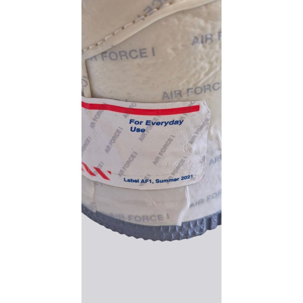 Nike Air Force 1 Experimental “Postal Ghost” USPS White Sneakers – US Size 7.5 - Picture 5 of 16
